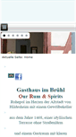 Mobile Screenshot of gasthaus-im-bruehl.de